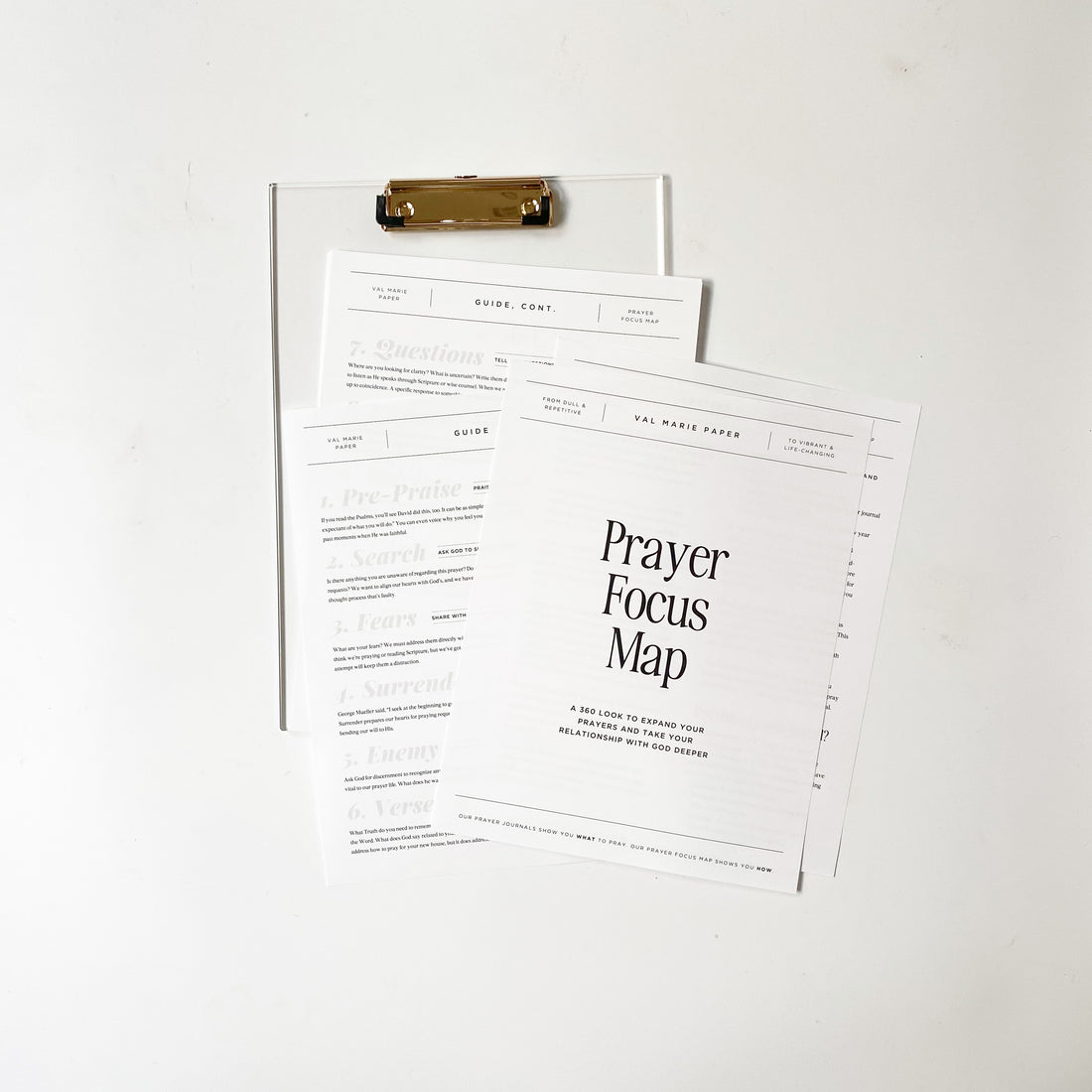 Prayer Focus Map PDF