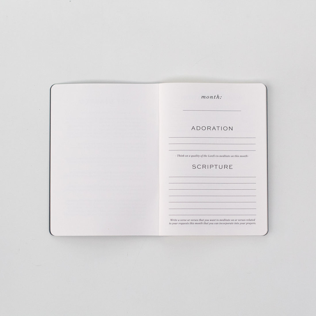 Men's Undated Prayer Journal - Val Marie Paper, prayer journal, men's ministry, prayer, refresh, meditation, how to make a prayer journal, praying for your kids, husband, praying for your wife, wife, prayer warrior, war room, Bible study, how to, DIY, notebook, tools, prayer notebook, how to pray