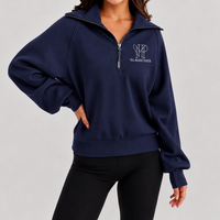 Val Marie Paper Half-Zip Pullover